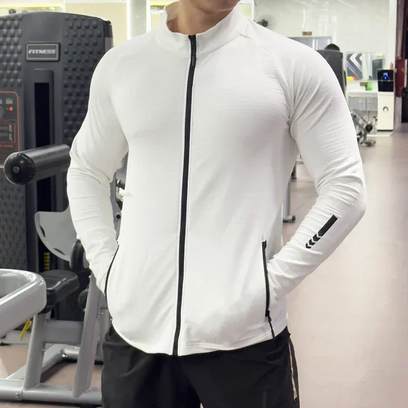 Outdoor Sport Jacket - Heren Gym Panty Jack Hardlooptraining Elastische