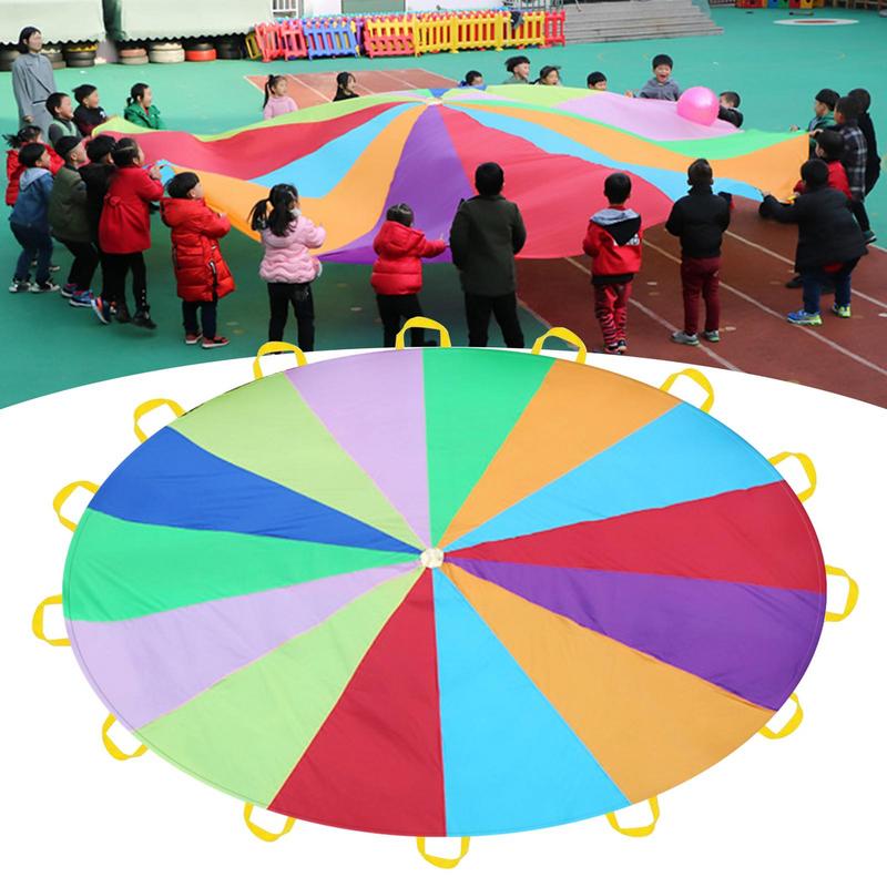 Outdoor Sports Umbrella - Regenboog Parachute Voor Kinderen Sport Ontwikkeling