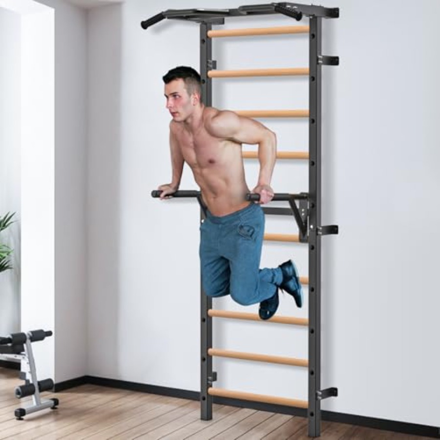 Wandgemonteerde gymnastiekladd - Gymnastic Bar Home recensie en prijs