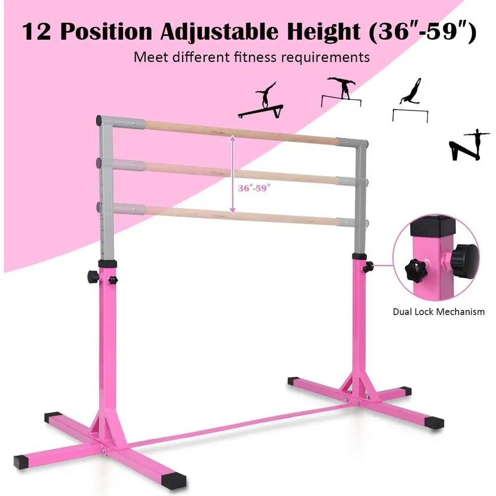 Verstelbare hoogte junior gymn - Gymnastic Bar Home recensie en prijs